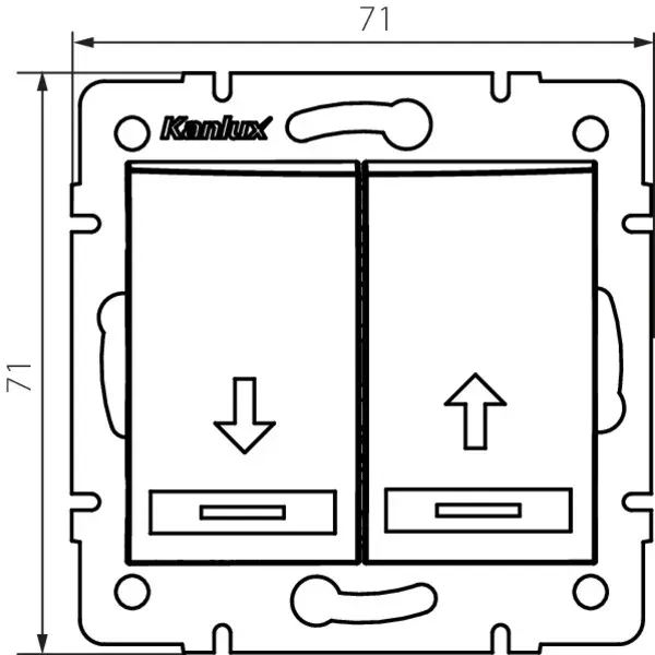 Control Shutter Switch DOMO