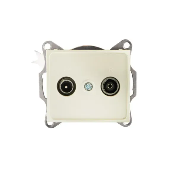 Radio/TV loop-through wall socket DOMO