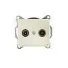 Radio/TV terminal wall socket DOMO