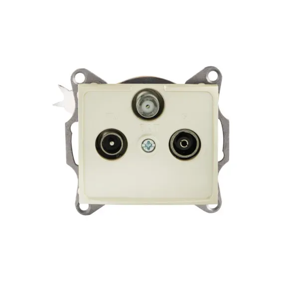 Radio/TV/SAT terminal wall socket DOMO