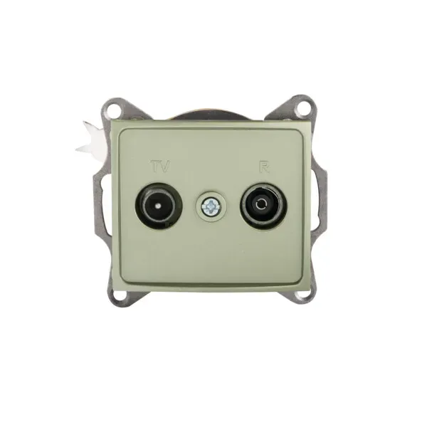 Radio/TV loop-through wall socket DOMO