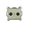 Radio/TV loop-through wall socket DOMO