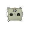 Radio/TV/SAT terminal wall socket DOMO