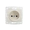 Socket Outlet Without Earth - FireProof Plastic LOGI