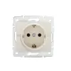 Schuko single power socket LOGI