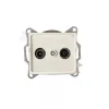 Radio/TV terminal wall socket LOGI