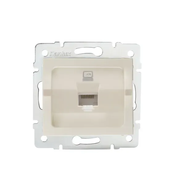 Single computer socket (RJ45Cat 6 Jack) LOGI