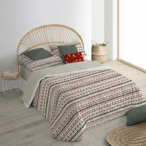 Ziemeļu pārvalks Decolores Merry Christmas 16 Daudzkrāsains 260 x 240 cm