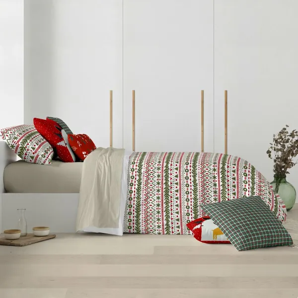 Ziemeļu pārvalks Decolores Merry Christmas 16 Daudzkrāsains 260 x 240 cm