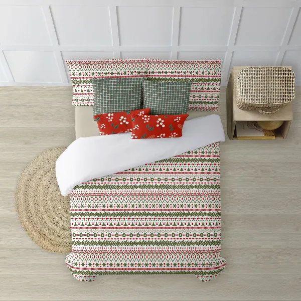 Ziemeļu pārvalks Decolores Merry Christmas 16 Daudzkrāsains 260 x 240 cm