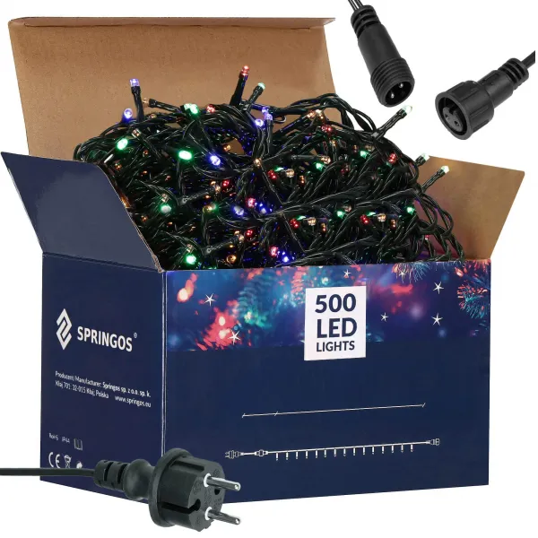 Рождественские гирлянды Springos CL0526 500 светодиодов