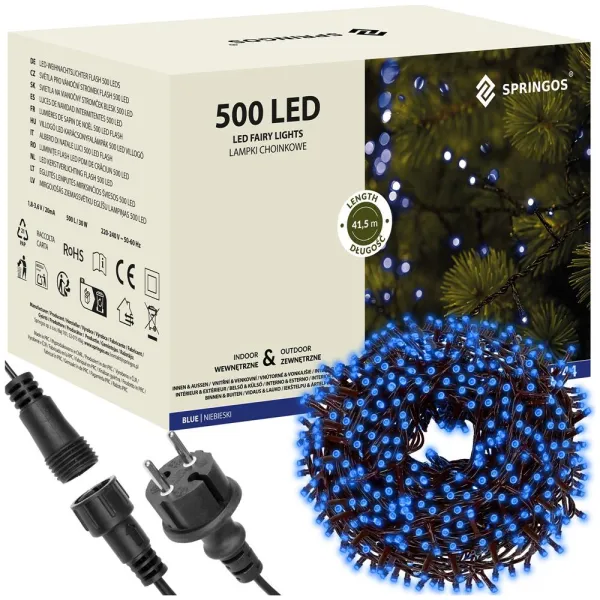 Рождественские гирлянды Springos CL0527 500 светодиодов