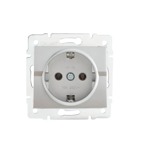 Schuko single power socket LOGI