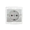 Schuko single power socket LOGI