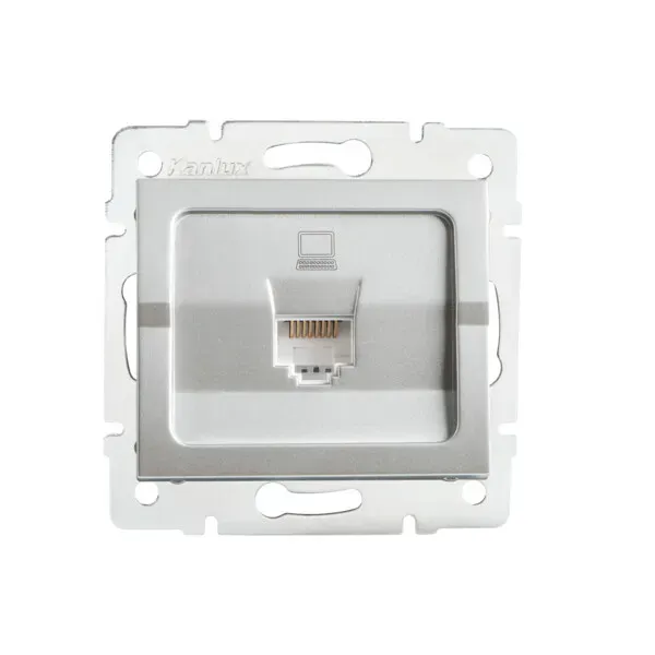 Single computer socket (RJ45Cat 5e Jack) LOGI