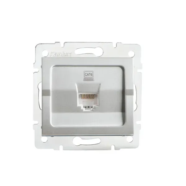 Single computer socket (RJ45Cat 6 Jack) LOGI