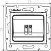 Single loudspeaker socket (2 contacts) LOGI