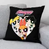 Spilvendrāna Powerpuff Girls Powerpuff B Melns Daudzkrāsains 45 x 45 cm