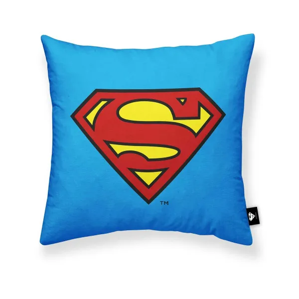 Чехол для подушки Superman Superman A Синий Разноцветный 45 x 45 cm