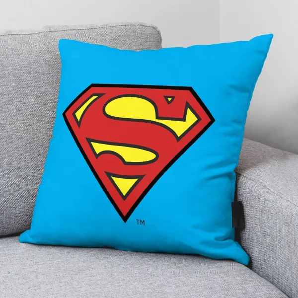 Чехол для подушки Superman Superman A Синий Разноцветный 45 x 45 cm