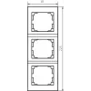 3 Gang Frame Vertical -with wing LOGI