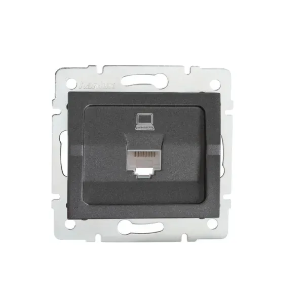 Single computer socket (RJ45Cat 5e Jack) LOGI