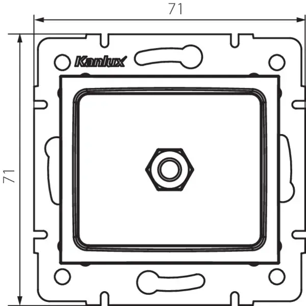 Equipotential socket LOGI