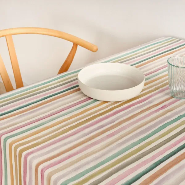 Stain-proof tablecloth Belum Naiara 4-100 Multicolour 100 x 150 cm Striped