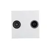 Radio/TV loop-through wall socket BIURO