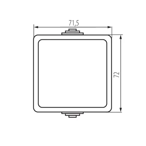 1 gang 1 way switch TEKNO