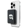 Karl Lagerfeld Karl Head Pin MagSafe - Wireless Power Bank 5000 mAh 15W (black)
