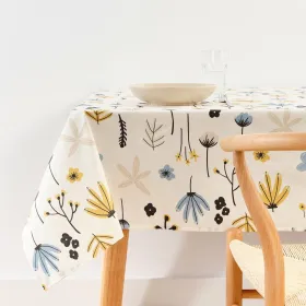 Stain-proof resined tablecloth Belum CARMINA 4 Green Multicolour 200 x 150 cm
