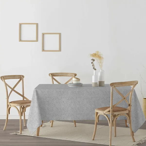 Traipiem izturīgs galdauts Belum Alejandria Pelēks 300 x 140 cm