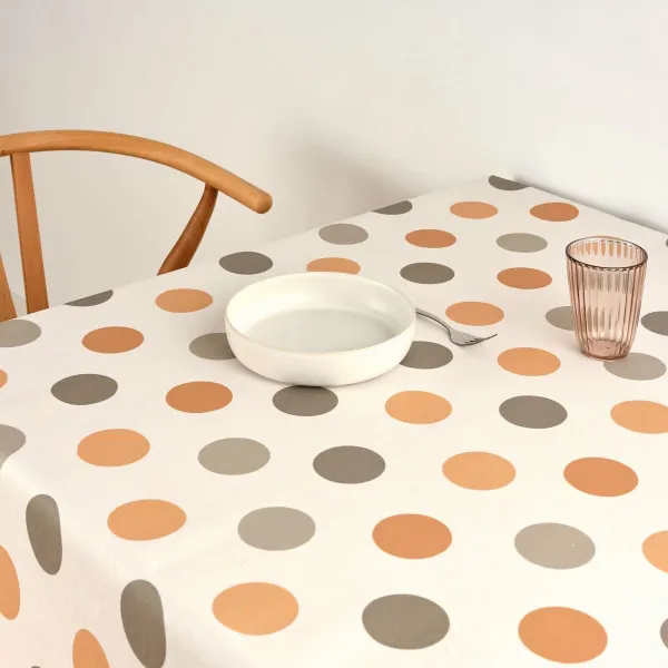 Traipiem izturīgs galdauts Belum 0120-309 Daudzkrāsains 150 x 150 cm Apļi