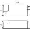 Embedded louver fitting REGIS 3