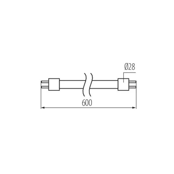 LED light source T8 LED GLASSv3