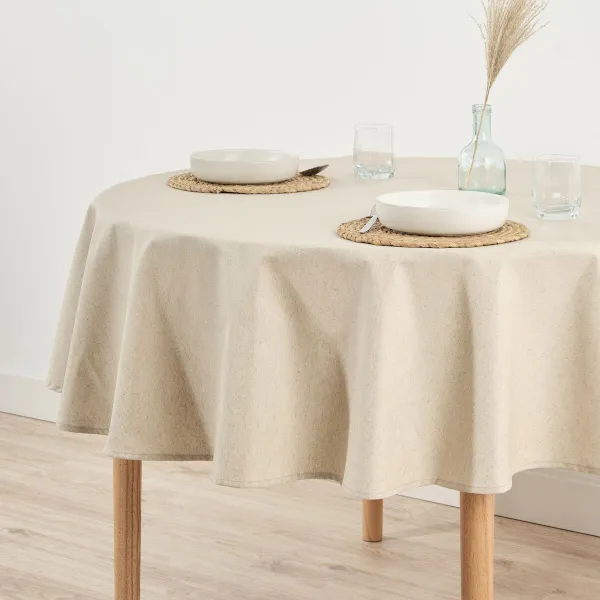 Stain-proof resined tablecloth Belum Levante 101 Multicolour Ø 100 cm