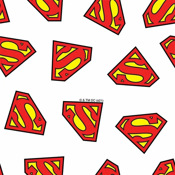 Traipiem izturīgs galdauts Belum Superman Balts 200 x 150 cm Superman
