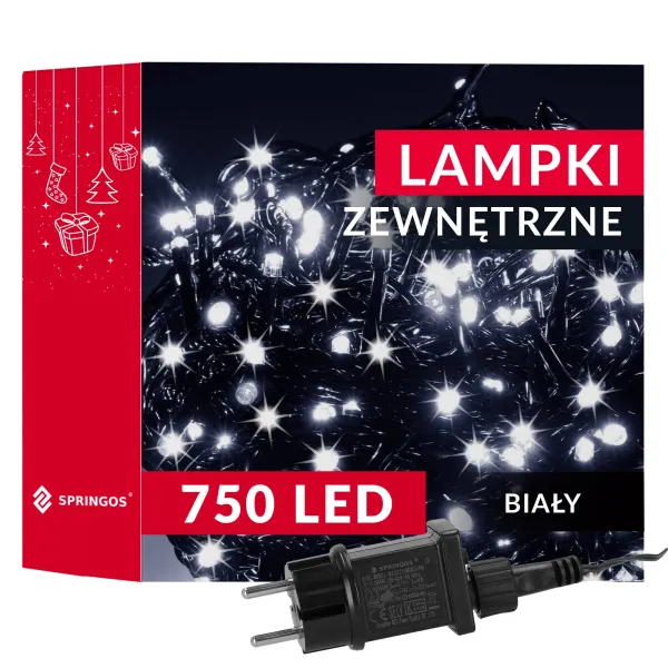 Рождественские огни Springos CL4092 750 Led 40 м