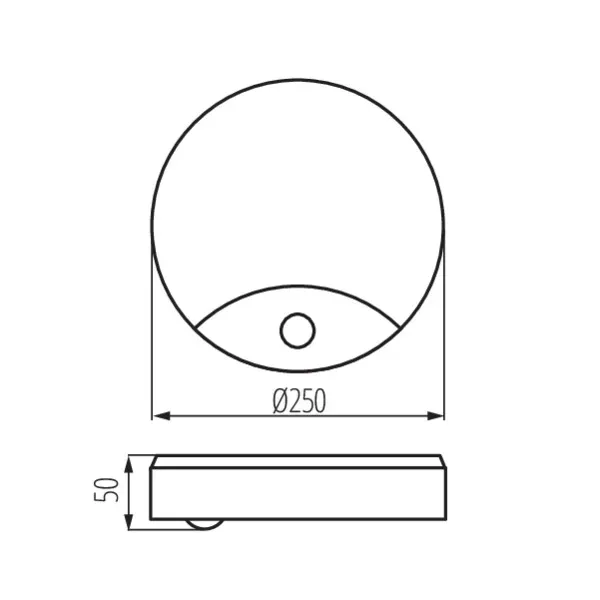 Ceiling-mounted LED light fitting SANSO LED