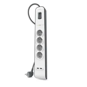 4-socket plugboard with power switch Belkin BSV401VF2M USB x 2 (2 m)