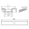 Aluminium profile PROFILO K