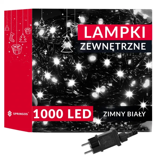 Jõulutuled Springos CL1000 1000 Led 50 m