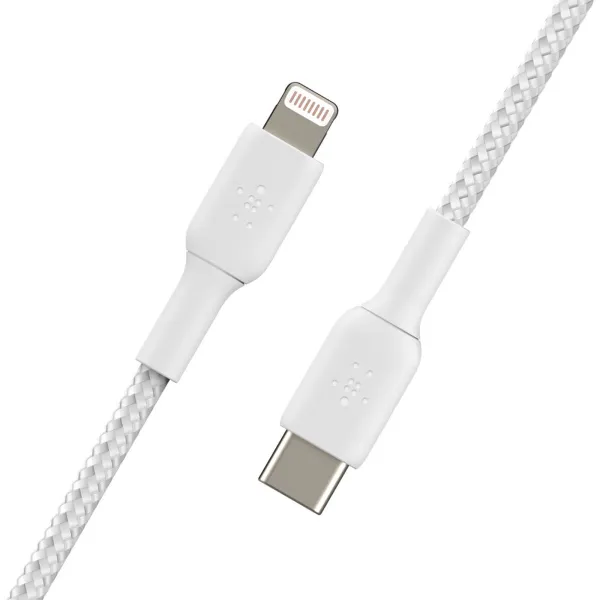 USB-C - Lightning kabelis Belkin CAA004BT1MWH Balta 1 m