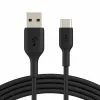 USB A to USB-C Cable Belkin CAB001BT2MBK Black 2 m