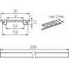 Aluminium profile PROFILO H