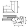 Connector for aluminium profiles CONNECT