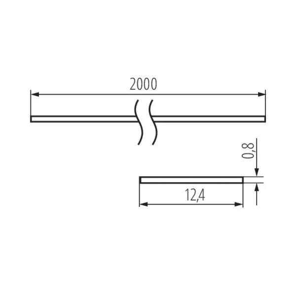 Lampshade for aluminium profiles SHADE