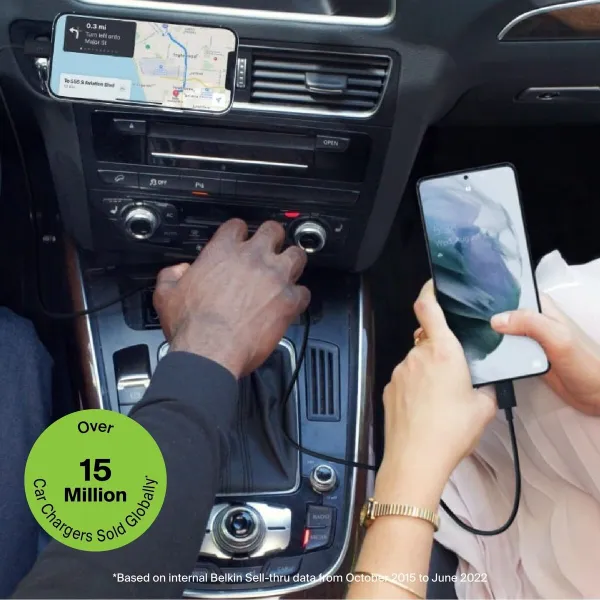 Auto Lādētājs Belkin Boost Charge Melns