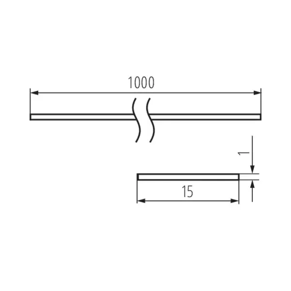 Lampshade for aluminium profiles SHADE